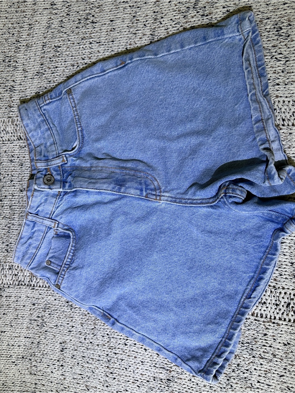 Zara Light Blue Denim Shorts
